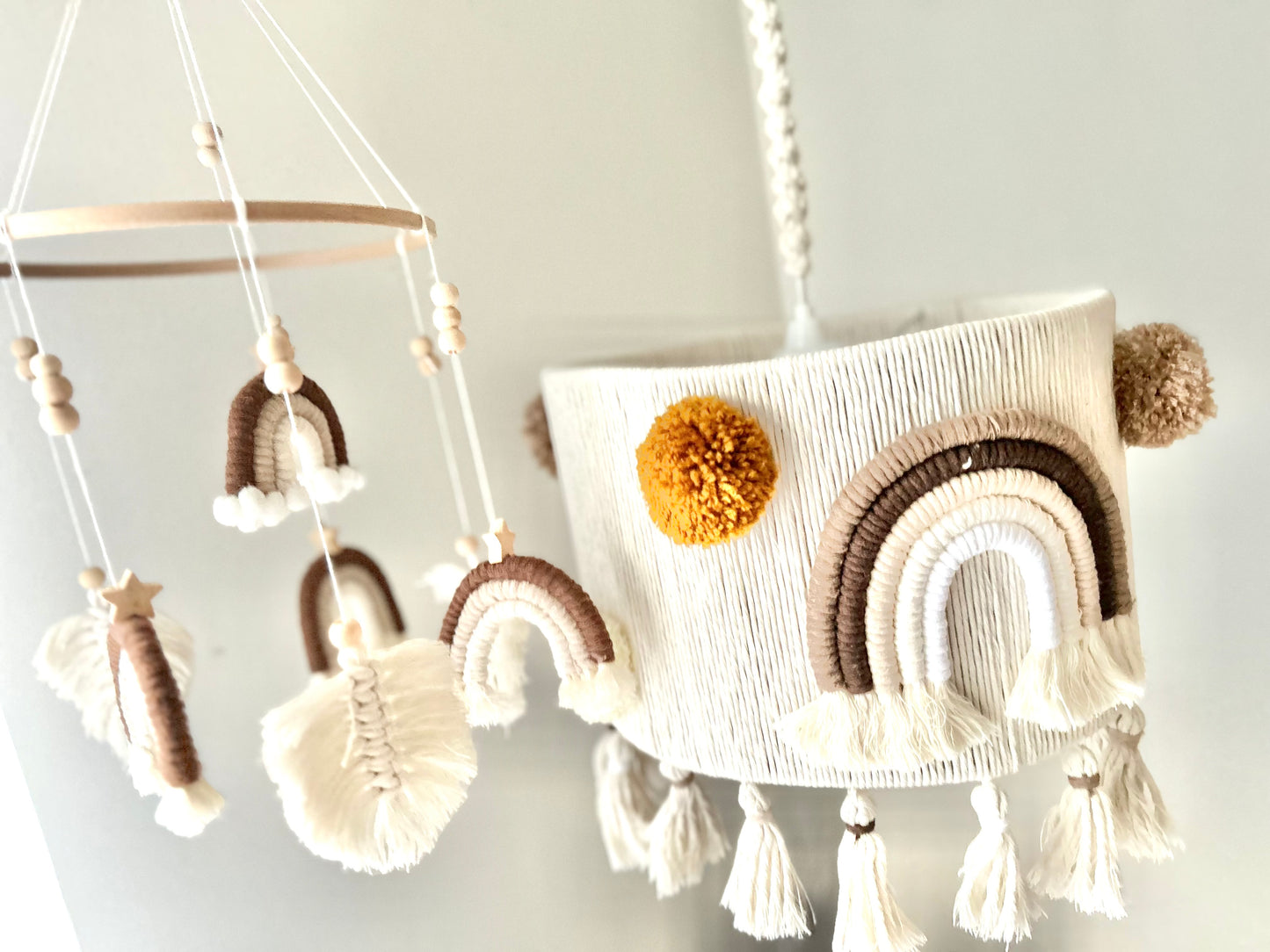 Suspension macramé & mobile