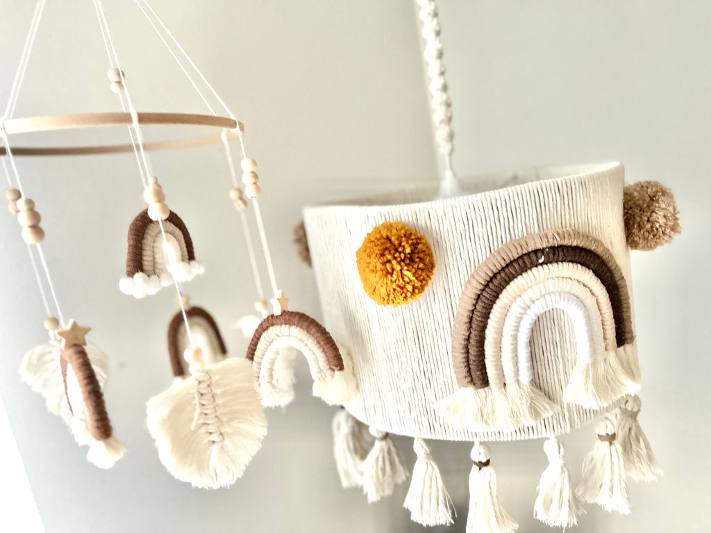 Suspension macramé & mobile