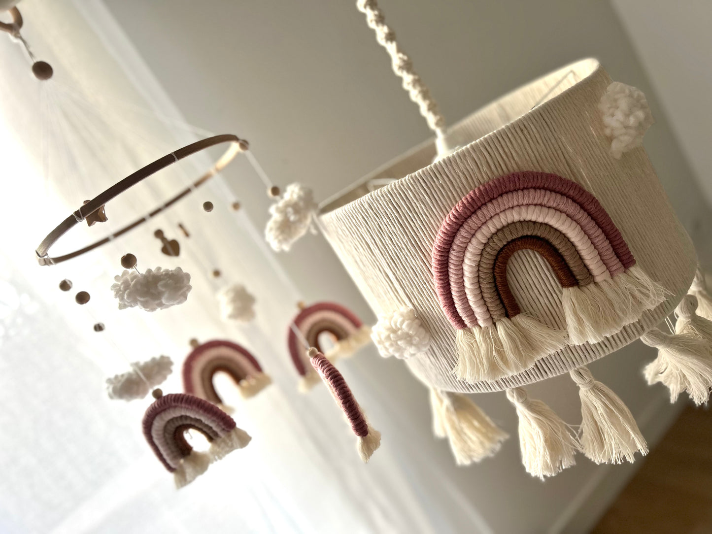 Suspension macramé & mobile