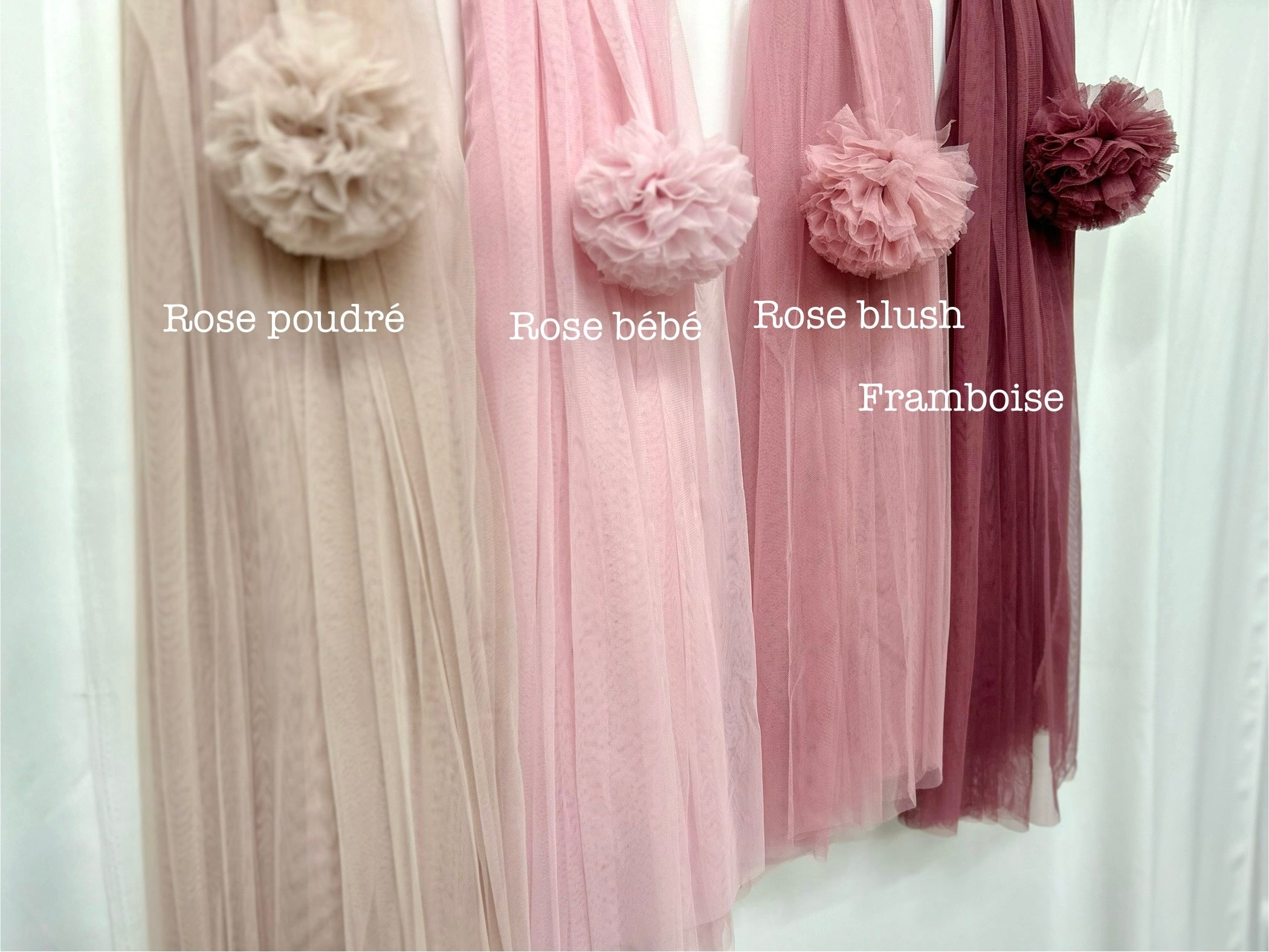 Ciel de lit bébé"Pompons"