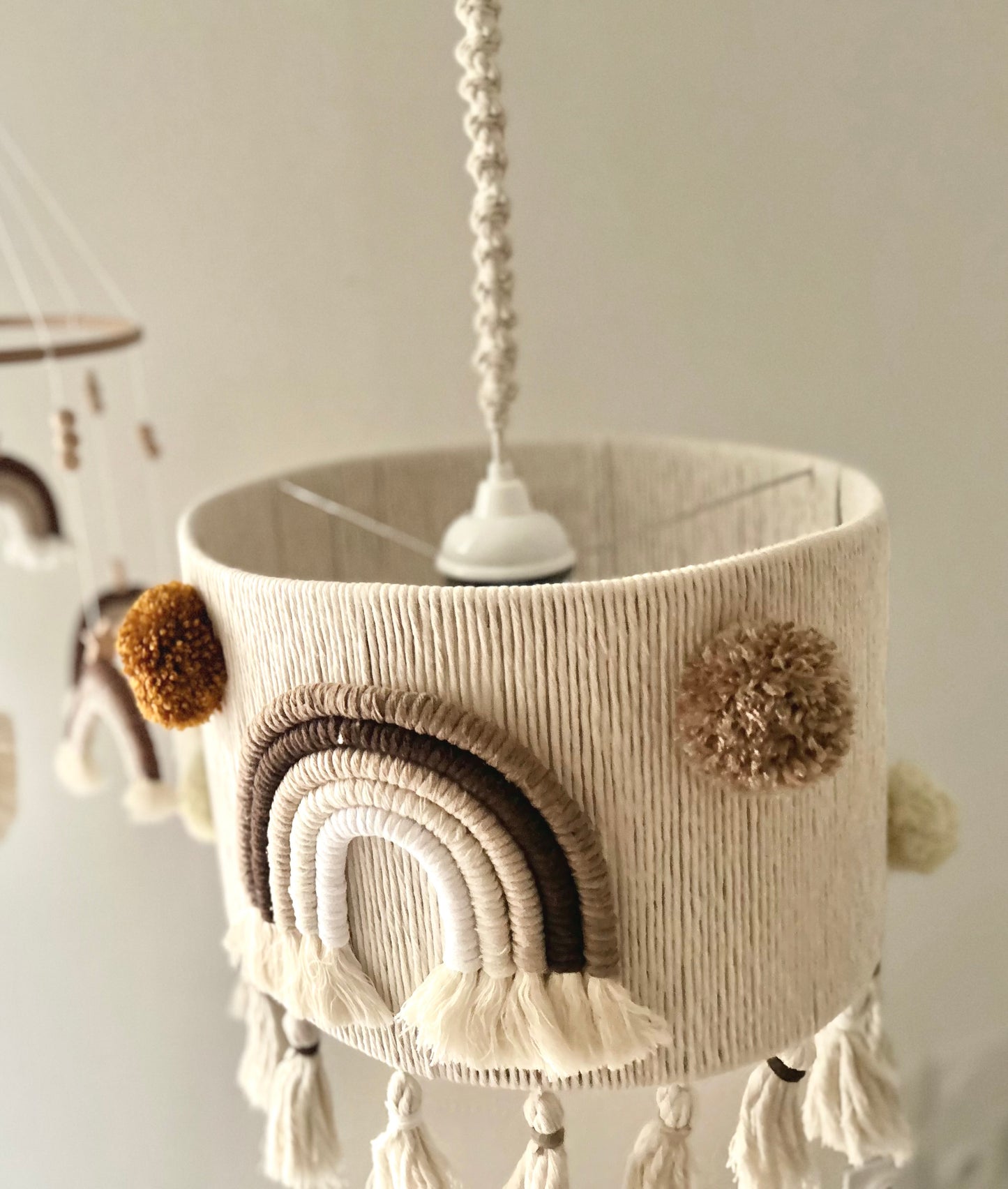 Suspension macramé & mobile